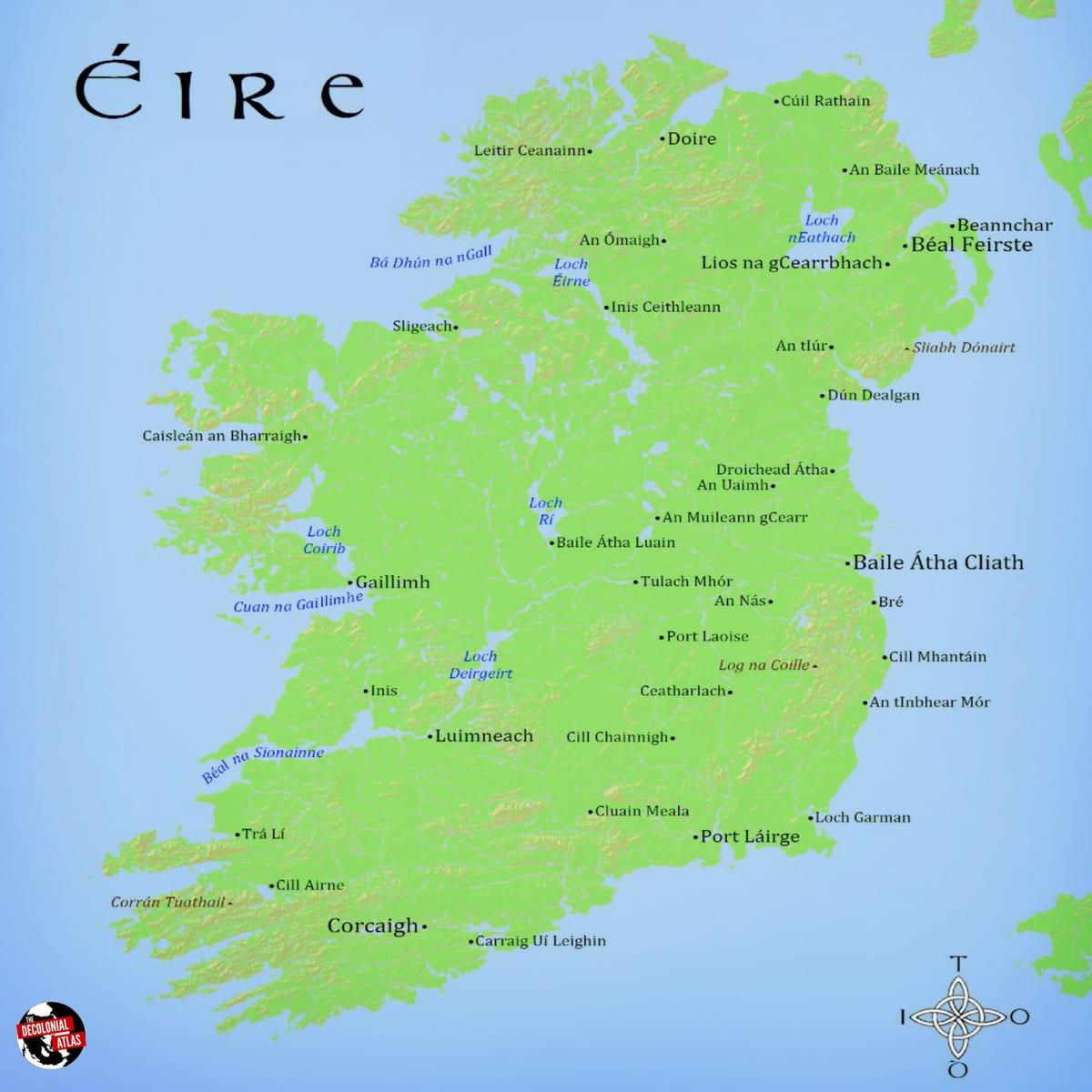 peta dari eire
