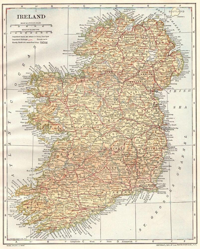 irlandia vintage peta