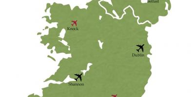 Bandara internasional di irlandia peta