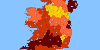 Peta kode pos irlandia