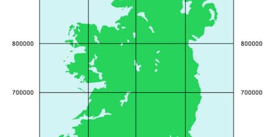 Peta koordinat irlandia