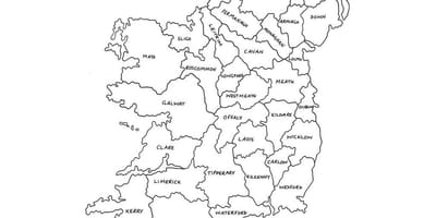 Cetak peta irlandia